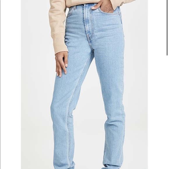 Helmut Lang Femme Hi Spikes Jeans high waisted in light wash - only worn once - Picture 8 of 10